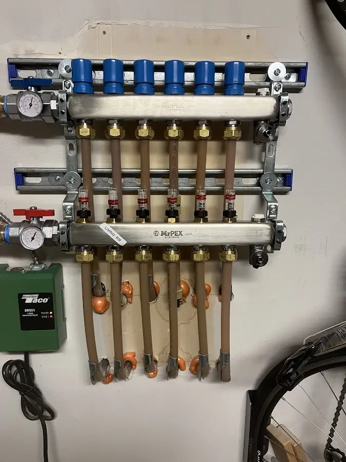 Plumber performing Leak Detection at a residential property in Barton